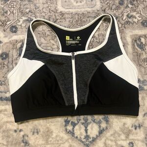 Xersion Women's Black and White Sports Bra